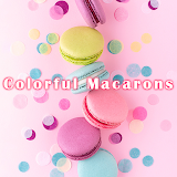 Colorful Macarons Theme +HOME icon