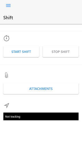 Android application OnTrackApp screenshort