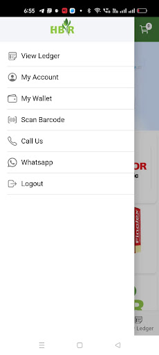 Android application HBR STORE screenshort