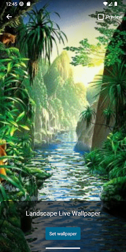 Landscape Live Wallpaper Screen 3