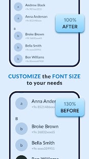 Bigger Mobile Fonts Screenshot