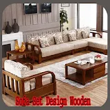 Sofa Set Design Wooden icon