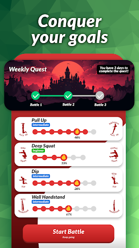 SIMG: Bodyweight Fitness RPG Screen 2