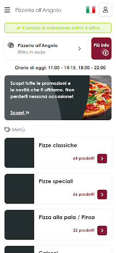 Pizzeria allAngolo Screen 2
