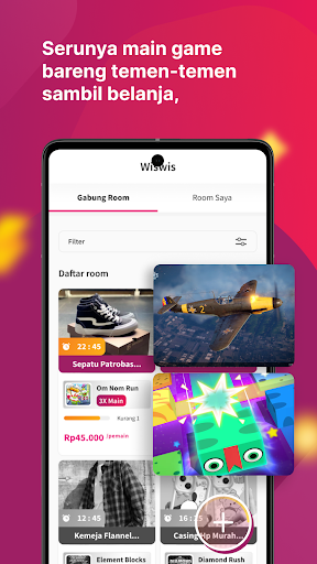 Android application Wiswis: Social Gaming Platform screenshort