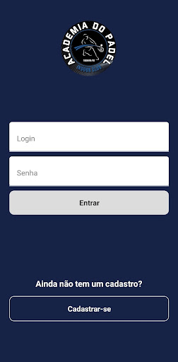 Android application Academia do padel screenshort