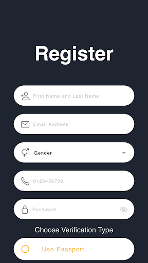 Ambee Rider - Request A Ride Screen 3