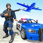 Cover Image of डाउनलोड पुलिस कार ट्रांसपोर्टर विमान - पुलिस अपराध शहर  APK