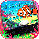 Animated Crown Fish Keyboard Theme