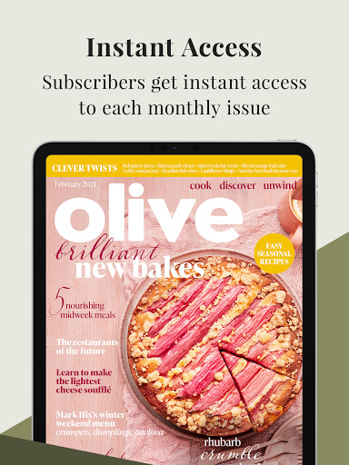 Screenshot of olive Magazine