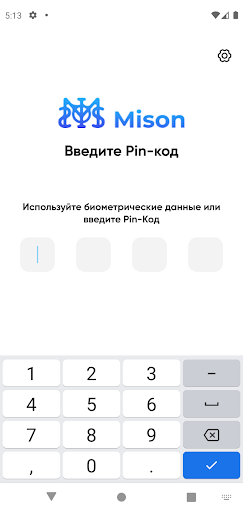 Mison Waiter Screen 2