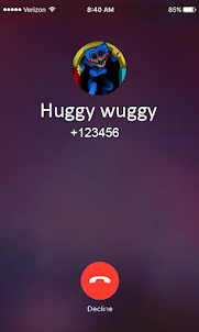 Huggy wuggy video call & chat