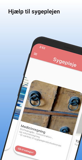 Android application Sygeplejersken screenshort
