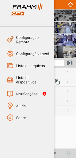 Android application Frahm CFTV screenshort