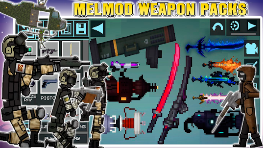 Weapons mod Melon Playground