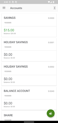 Summit Credit Union Mobile Screen 2