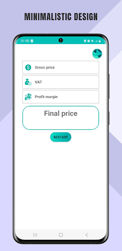 Android application Profit Margin Calculator screenshort