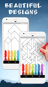 Optical Illusion Coloring Book 2.0 APK + Mod (Unlimited money) untuk android