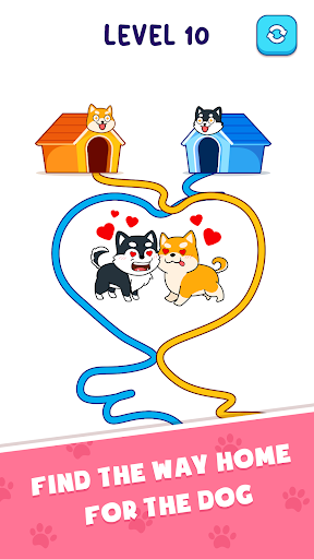 Doge Rush : Draw Home Puzzle Screen 2