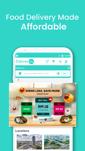 Deliverin Screen 2
