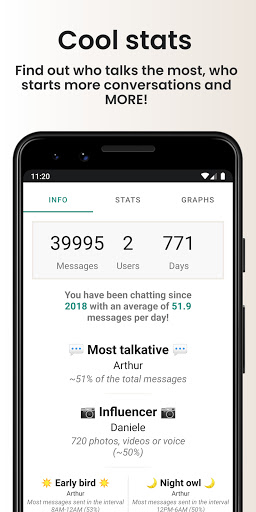 Chat Analyzer Screen 3