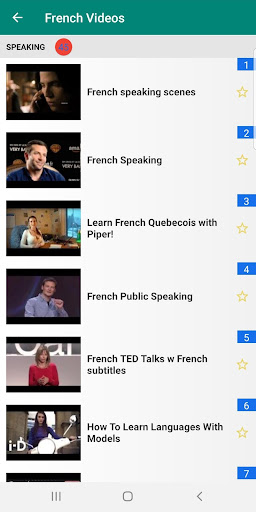 15000 Videos Learning French Screen 2