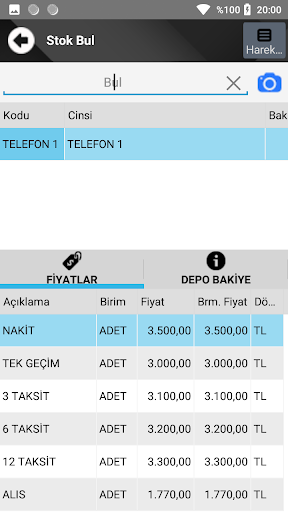 JBI Mobil Satış Screen 2
