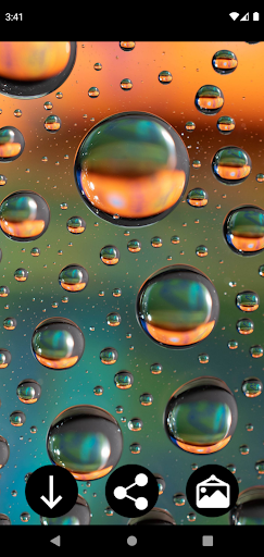 Android application Bubble Wallpapers screenshort