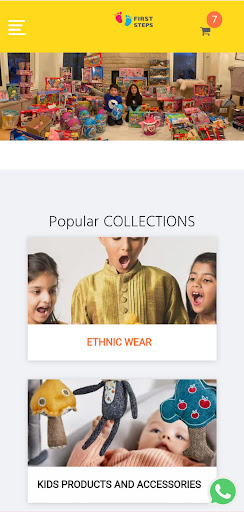Android application Kid Store screenshort