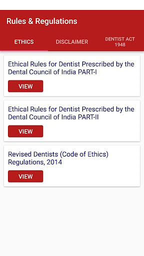 Karnataka State Dental Council Screen 3