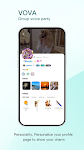 screenshot of VOVA group voice party
