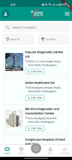 Aromo Health Screen 3
