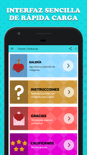 Android application Frases Cristianas screenshort