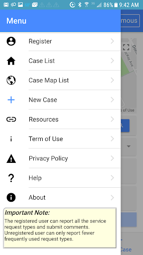 Android application iCareTaylor screenshort