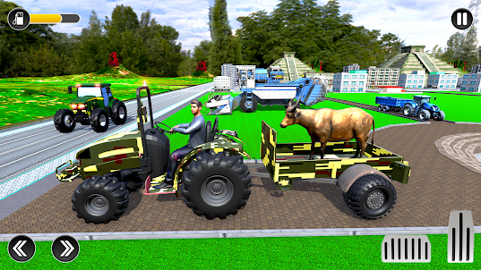 Tracteur Agricole Récolte 3D