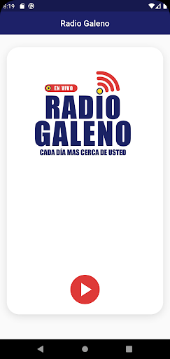 Android application Radio Galeno screenshort