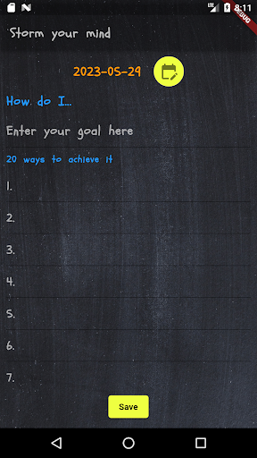 Android application Storm your mind screenshort