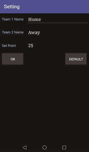 Scoreboard : Volley Ball Screen 3