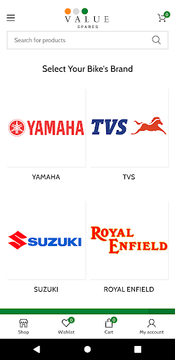 Android application Value Spares screenshort
