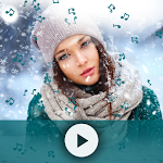 Cover Image of Download Snowfall Video Song Maker  APK