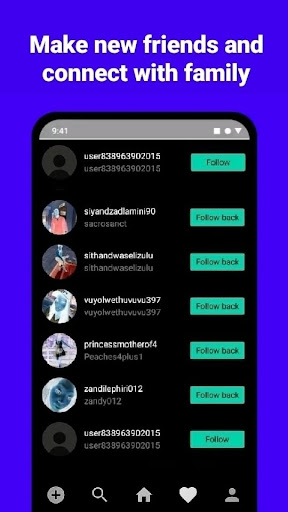 Android application Slapface Chat screenshort