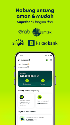 Android application Superbank screenshort