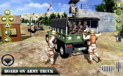 미 육군 특공대 트럭 오프로드 게임