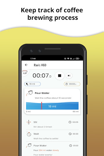 Brew Timer : Make Great Coffee Screenshot 1 - AppWisp.com