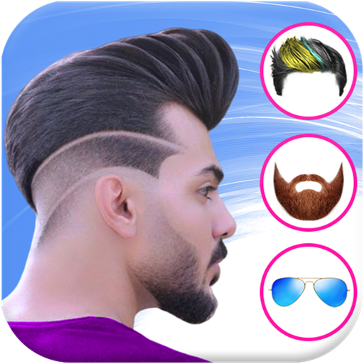 Men Hairstyle Camera logo