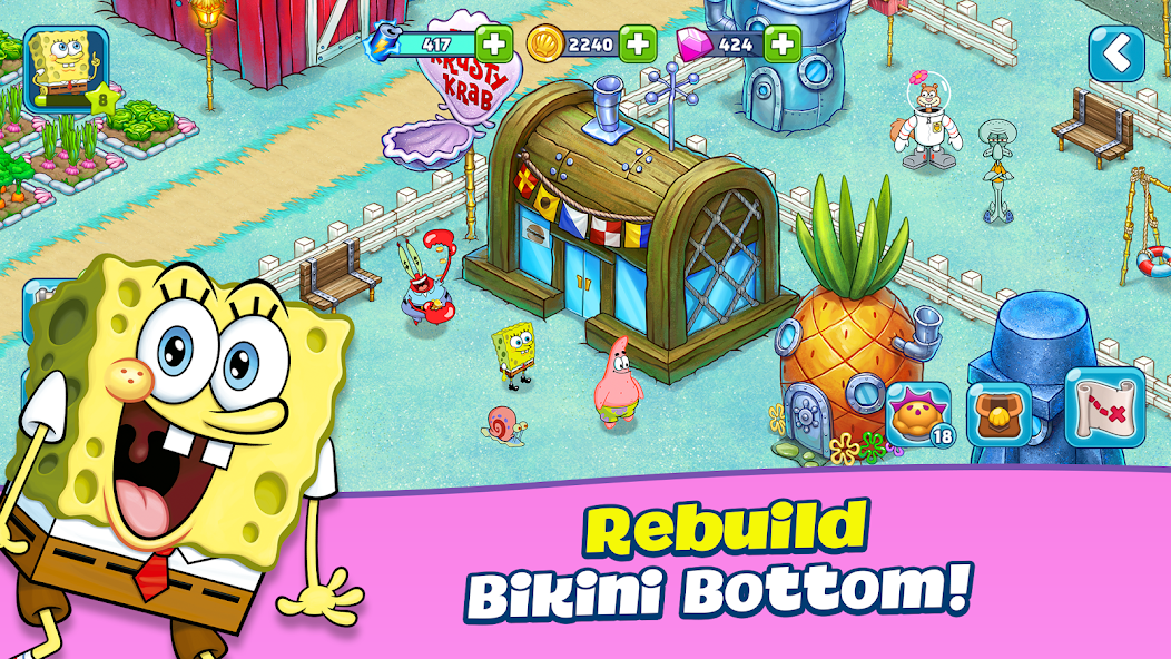 SpongeBob Adventures: In A Jam 2.6.0 APK + Mod (Free purchase) for Android