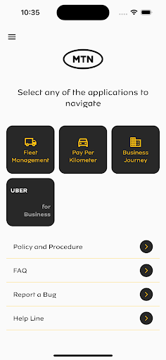 MTNN Fleet App Screen 3