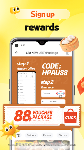 HungryPanda: Food Delivery Screen 2