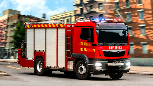 Fire brigade simulator game 3d