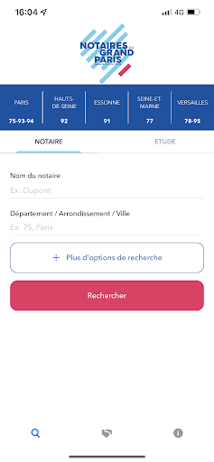 Android application Trombinot screenshort